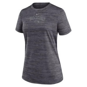 Colorado rockies nike womens authentic collection velocity performance t shirt Black S