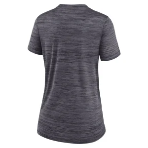 Colorado rockies nike womens authentic collection velocity practice performance v neck t shirt Black M