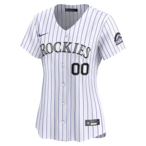 Colorado rockies nike womens home limited custom jersey White M