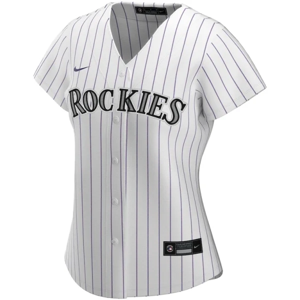Colorado rockies nike womens home replica custom jersey White M