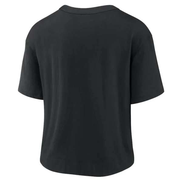 Colorado rockies nike womens line up high hip fashion t shirt Blackwhite M