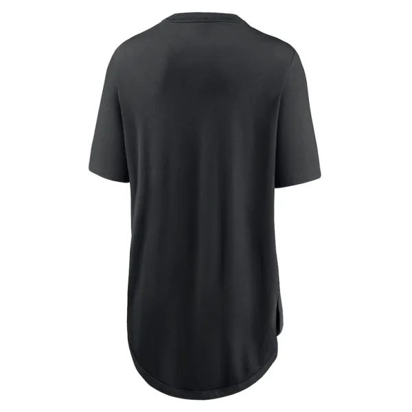 Colorado rockies nike womens mascot outline weekend tri blend t shirt Black M