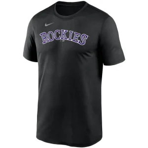 Colorado rockies nike wordmark legend performance t shirt Black M