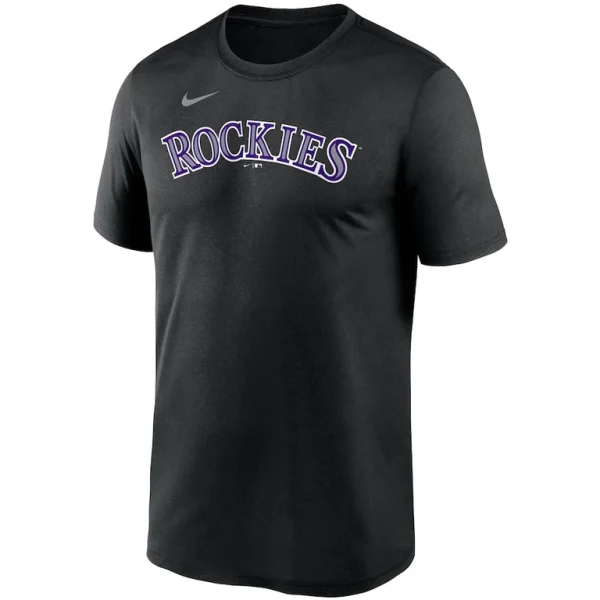Colorado rockies nike wordmark legend performance t shirt Black M