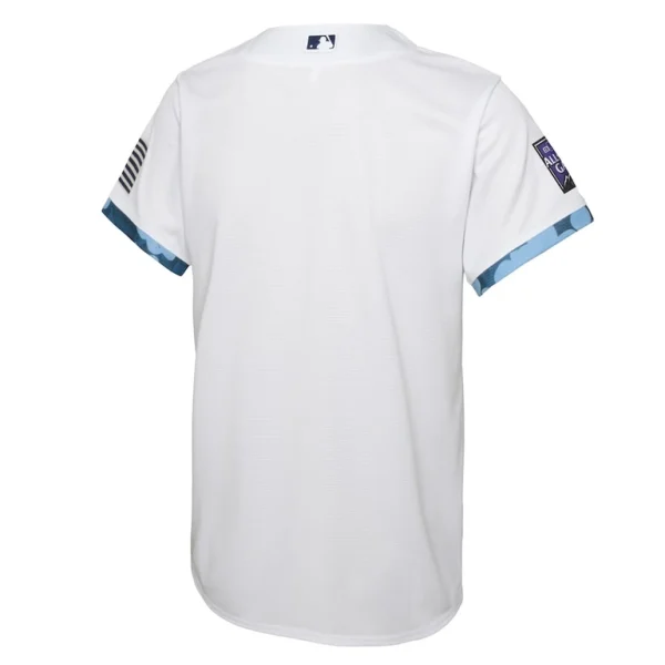 Colorado rockies nike youth 2021 mlb all star game jersey White Yth L