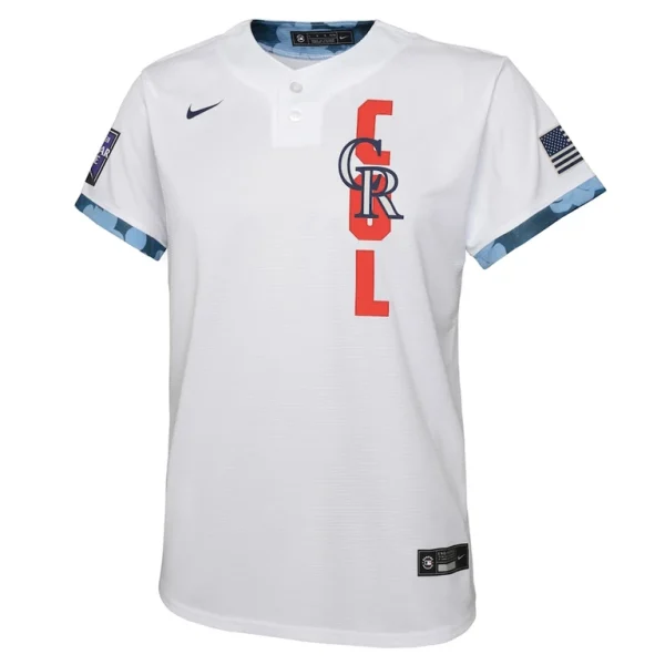 Colorado rockies nike youth 2021 mlb all star game jersey White Yth M