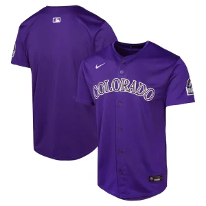 Colorado rockies nike youth alternate limited jersey Purple