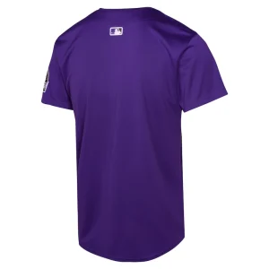 Colorado rockies nike youth alternate limited jersey Purple Yth L
