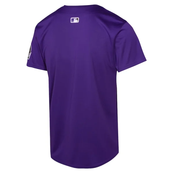 Colorado rockies nike youth alternate limited jersey Purple Yth L