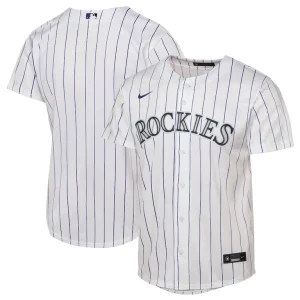 Colorado rockies nike youth home replica 2.0 jersey White