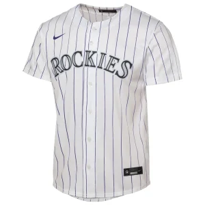 Colorado rockies nike youth home replica 2.0 jersey White Yth M