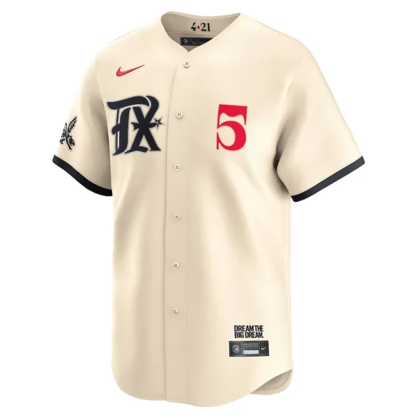 Corey seager texas rangers nike city connect limited jersey Cream M
