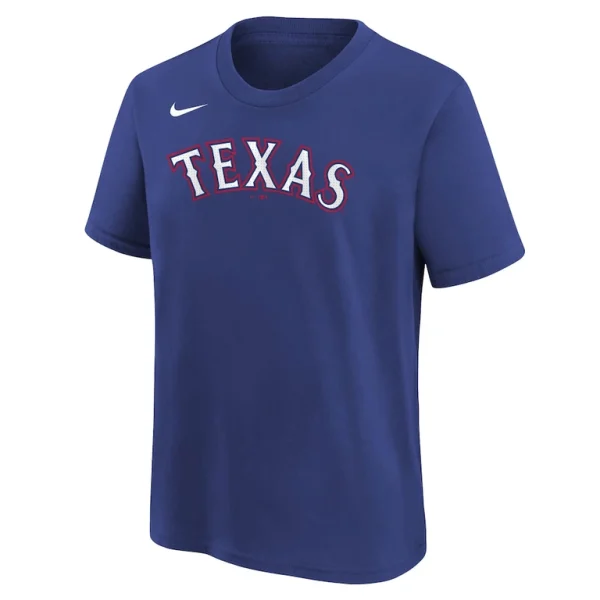 Corey seager texas rangers nike youth home player name number t shirt Royal Yth M