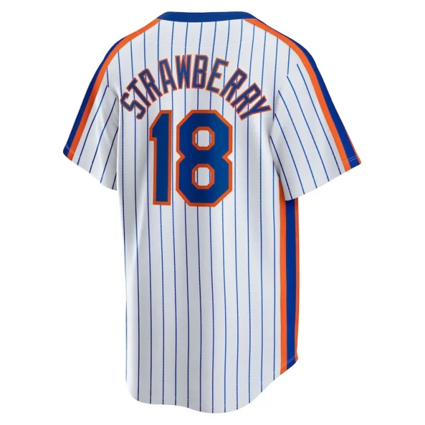 Darryl strawberry new york mets nike home cooperstown collection player jersey White L