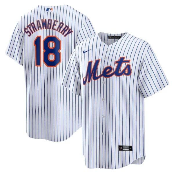 Darryl strawberry new york mets nike home replica retired player jersey White