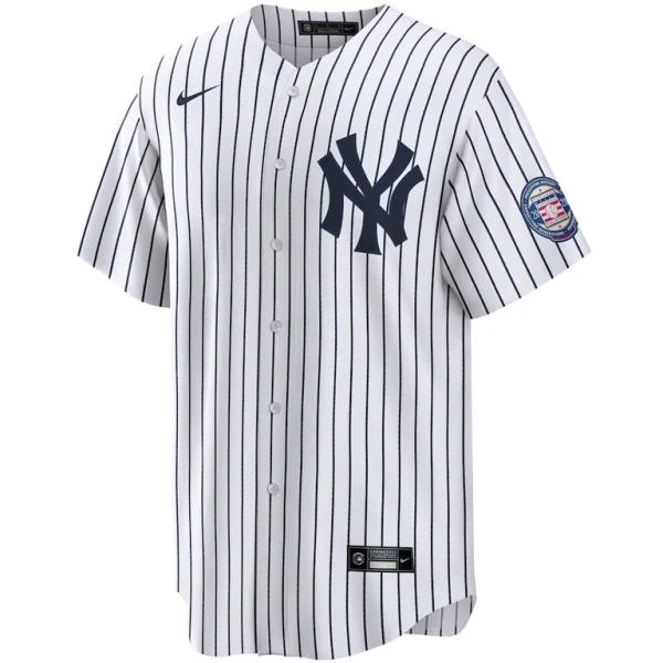 Derek jeter new york yankees nike 2020 hall of fame induction home replica player name jersey Whitenavy M