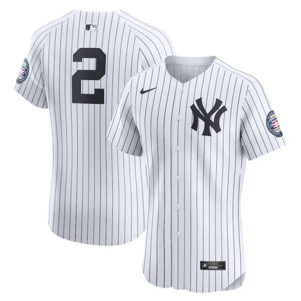 Derek jeter new york yankees nike home elite jersey White