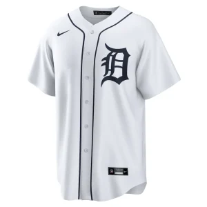 Detroit tigers nike 1 dad home replica jersey White M