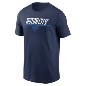 Detroit tigers nike 2 hit speed city connect t shirt Navy M