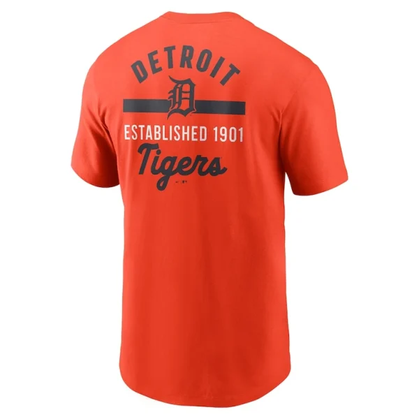 Detroit tigers nike 2 hit t shirt Orange L