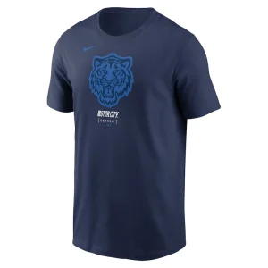 Detroit tigers nike 2024 city connect large logo t shirt Navy M