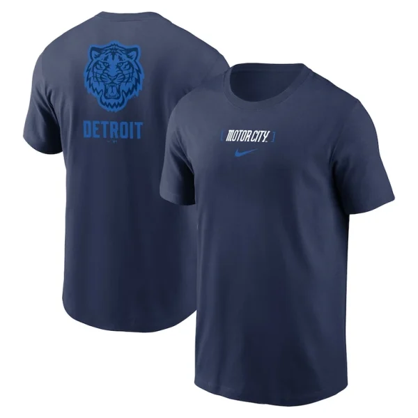 Detroit tigers nike 2024 city connect t shirt Navy