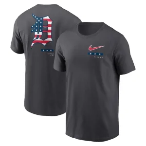 Detroit tigers nike americana t shirt anthracite Multi