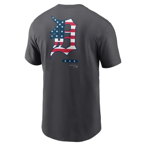 Detroit tigers nike americana t shirt anthracite Multi L