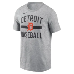Detroit tigers nike arched t shirt Heather gray M