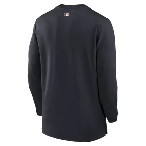 Detroit tigers nike authentic collection game time performance quarter zip top Navy L