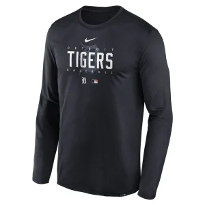 Detroit tigers nike authentic collection legend performance long sleeve t shirt Navy M