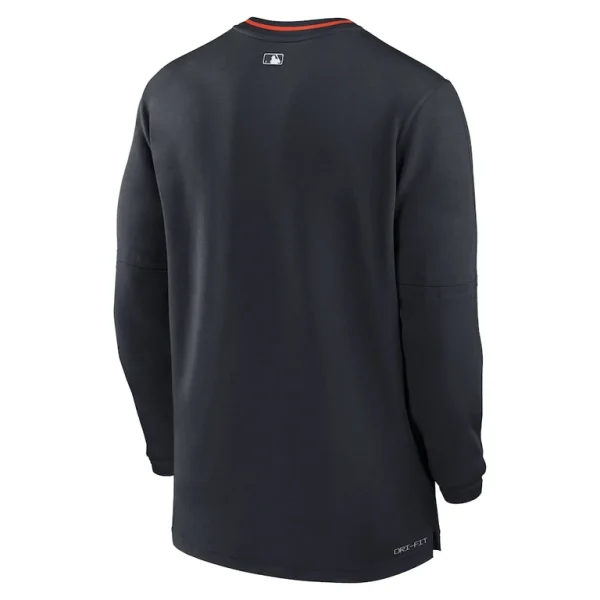 Detroit tigers nike authentic collection performance half zip top Navy L
