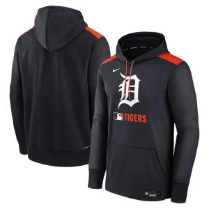 Detroit tigers nike authentic collection performance pullover hoodie Navy