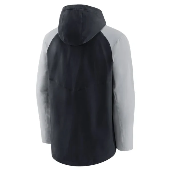Detroit tigers nike authentic collection performance raglan full zip hoodie Navygray L