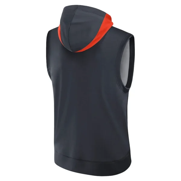 Detroit tigers nike authentic collection performance sleeveless pullover hoodie Navy L