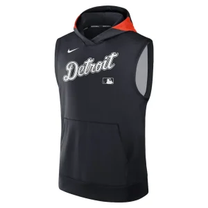 Detroit tigers nike authentic collection performance sleeveless pullover hoodie Navy M