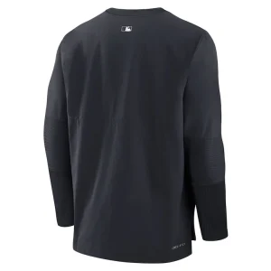 Detroit tigers nike authentic collection player performance pullover sweatshirt Navy L