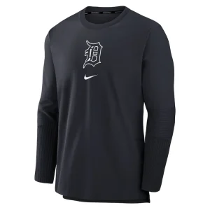 Detroit tigers nike authentic collection player performance pullover sweatshirt Navy M