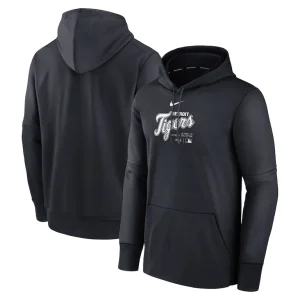 Detroit tigers nike authentic collection practice performance pullover hoodie Navy