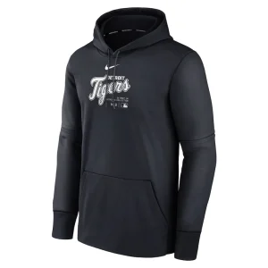 Detroit tigers nike authentic collection practice performance pullover hoodie Navy M
