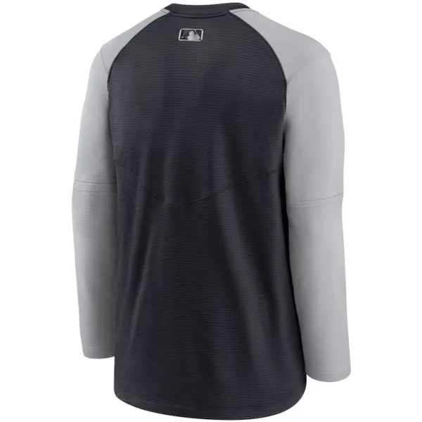 Detroit tigers nike authentic collection pregame performance raglan pullover sweatshirt Navygray L