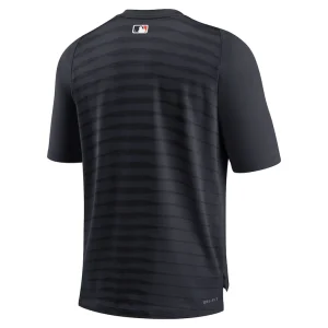 Detroit tigers nike authentic collection pregame raglan performance v neck t shirt Navy L