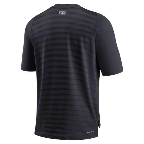 Detroit tigers nike authentic collection pregame raglan performance v neck t shirt Navy L