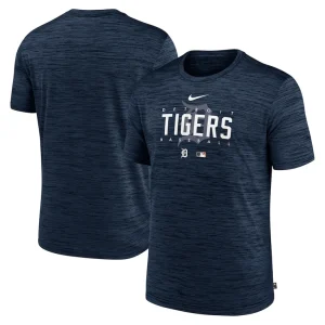 Detroit tigers nike authentic collection velocity performance practice t shirt Navy