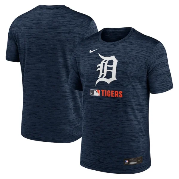 Detroit tigers nike authentic collection velocity performance practice t shirt Navy