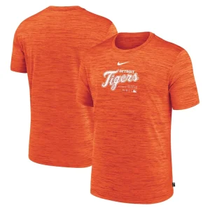Detroit tigers nike authentic collection velocity performance practice t shirt Orange