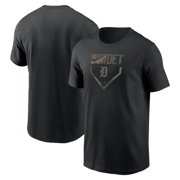 Detroit tigers nike camo t shirt Black