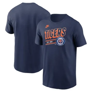 Detroit tigers nike cooperstown collection retro t shirt Navy