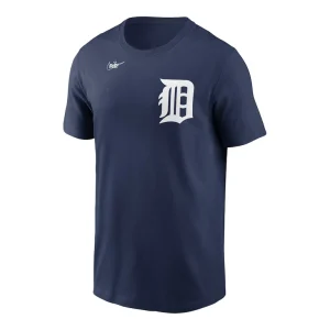Detroit tigers nike cooperstown wordmark t shirt Navy L