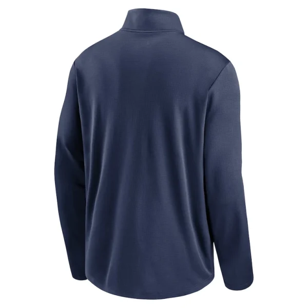 Detroit tigers nike franchise logo pacer performance half zip top Navy L